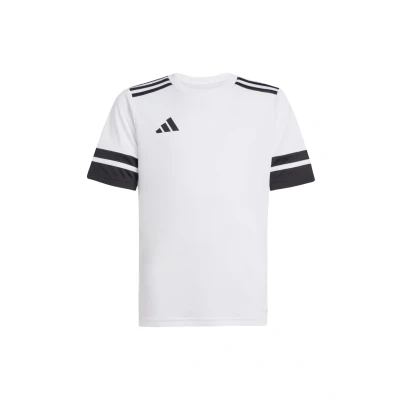 Image of adidas Unisex Kids SQUADRA25 Jersey Short Sleeve Kids, White/Black, 13 14 Years
