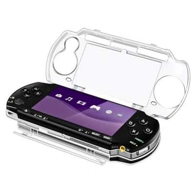 Image of TNP Clear Hard Case for PSP 3000 &amp; 2000 Snap in Full Cover Protective Transparent with Display Compatible Sony / Series (Not 1000)
