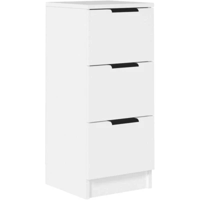 Image of Sideboard White 30x30x70 cm Engineered Wood
