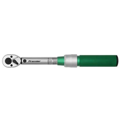 Image of Sealey Premier Torque Wrench Micrometer Style 1/4&quot;Sq Drive 5 25Nm Calibrated