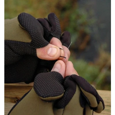 Image of Bison Neoprene Gloves with folding fingers Medium