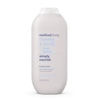 Image of Method Simply Nourish Body Wash 532ml