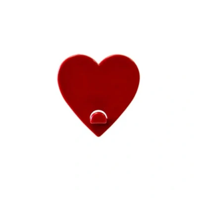Image of KalaMitica Hook for Wall Magnetic Board, with Strong Magnet Red Heart