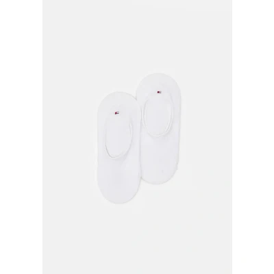 Image of Tommy Hilfiger Women Footie 2 PACK Trainer socks, Women&#039;s, Size: 6 8, White