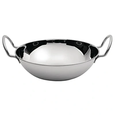 Image of Olympia Flat Bottomed Balti Serving Dish Small 148mm