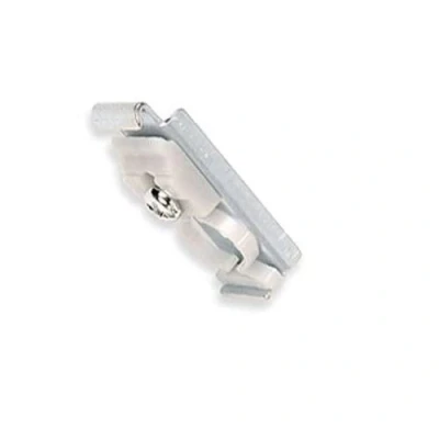 Image of Fineline Pack of 4 Metal Curtain Track Top (Ceiling) Fix Support (White)