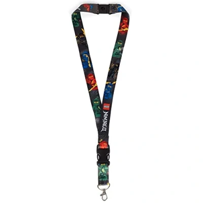 Image of LEGO Unisex&#039;s Ninjago Lanyard Accessory Travel Wallet, Team, One Size