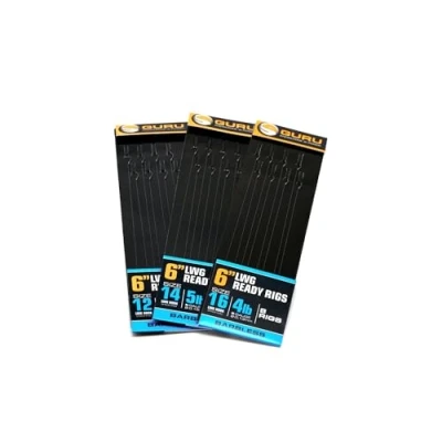 Image of Guru 6&quot; Pole Rigs Ready Tied Hooklength All Patterns and Sizes: LWGS Size 18
