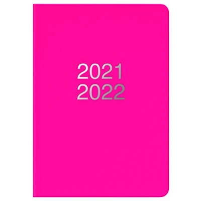 Image of Letts of London Dazzle A6 Week to View 21/22 Academic Diary Pink, 22 030354