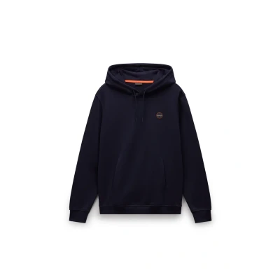 Image of Napapijri Badge Hoodie Navy Blue Dark size M
