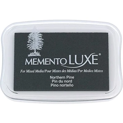 Image of Tsukineko Memento Luxe Mixed Media Ink Pad Northern Pine