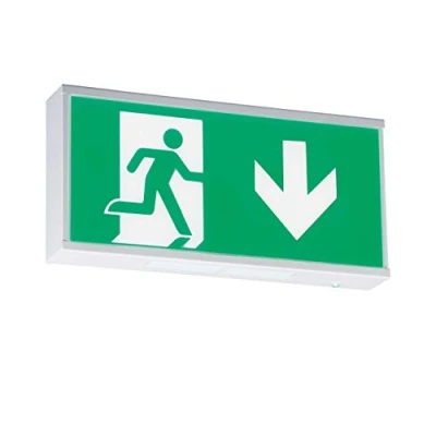 Image of KnightsBridge Running Man Legend with Down Facing Arrow for EMRUN
