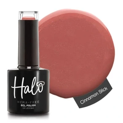 Image of Halo Gel Polish 8ml Cinnamon Stick. UV/LED Nail Polish, Long Lasting &amp; Easy To Apply. Soak Off Art Colours For Manicure Pedicure. Professional Home Use.