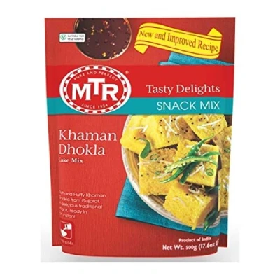 Image of MTR Khaman Dhokla (Soft Fluffy Dhokla) 500g (Pack of 3)