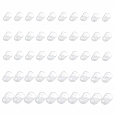 Image of 50Pcs Guitar Fingertip Protectors Finger Tips, 5 Sizes Silicone Thimbles Grips, Anti Slip Covers Caps for Money Counting Paper Sorting Sewing knitting Playing (Clear)