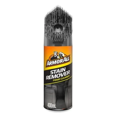 Image of Armor All, Stain Remover Foam Cleaner, Easily Removes Dirt and Stains with its Built in Brush, Suitable for All Fabric, Vinyl, Rubber Plastic Surfaces, Ideal Car Detailing