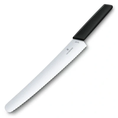 Image of Victorinox Swiss Modern 26cm Bread &amp; Pastry Knife Black (6907326WB)