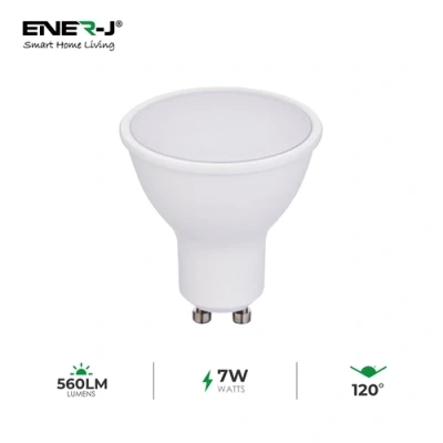 Image of Ener J 7W GU10 Plastic Body SMD LED, 560 Lm 4000K
