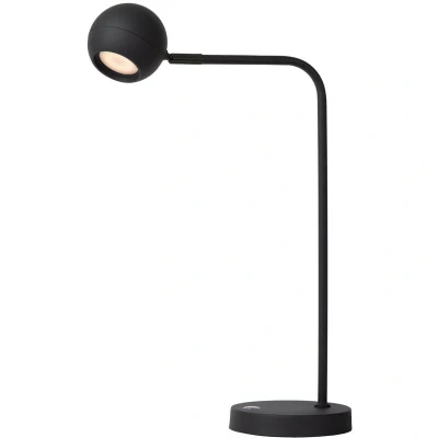 Image of Comet Modern Rechargeable Floor reading lamp Battery LED Dim. 1x3W 2700K 3 StepDim Black