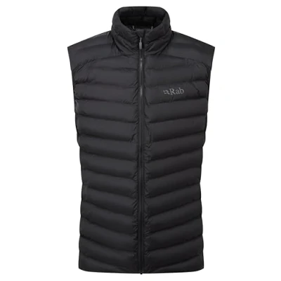 Image of Rab Men&#039;s Cirrus Vest Lightweight Insulated Gilet for Trekking, Climbing, &amp; Everyday Use Black Large