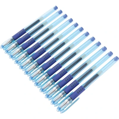 Image of Pilot Pack of 6 Gel Ballpoint Pens G1 Grip 0.7 mm Line 0.5 Blueaa