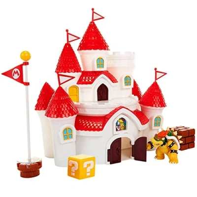 Image of Nintendo Mushroom Kingdom Castle Playset including exclusive 2.5&#039;/6cm Bowser Action Figure