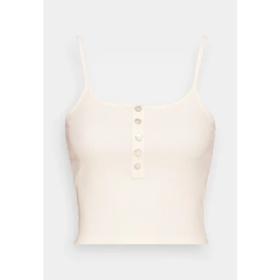Image of ONLY Womens Button Sleeveless Top Cloud Dancer XL