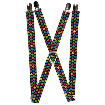 Image of Buckle Down Unisex&#039;s Suspender Paws, One Size