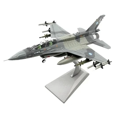Image of AirModels F 16 Fighting Falcon Greek Diecast Aircraft Model 1/72 Scale Plane Toy Collectable Gift