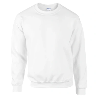 Image of Gildan DryBlend Adult Set In Crew Neck Sweatshirt (13 Colours) (L) (White)