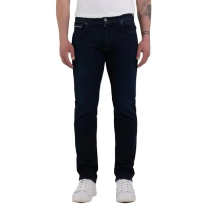 Image of Replay Grover Pants Straight leg jeans, Men&#039;s, Size: 31x30, Dark blue