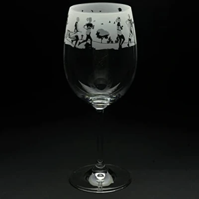 Image of Milford Collection Animo Glass 35cl Wine Running