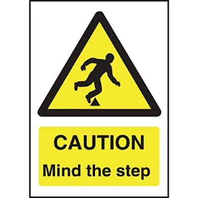 Image of Caution Mind The Step Sign