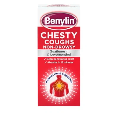 Image of Benylin Chesty Coughs Non Drowsy, 300ml Syrup