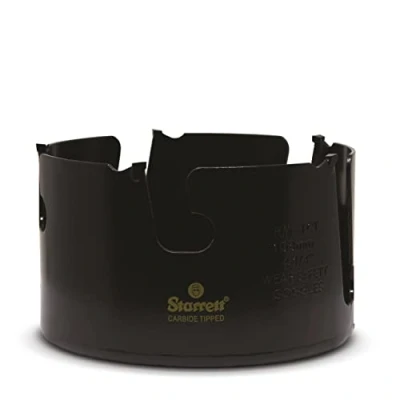 Image of Starrett Tungsten Carbide Tipped Holesaw MPH0414 Multi Purpose Cut TCT Hole Saw Cutter For Wood MDF Plastics Ceramic Wall Tiles 108mm