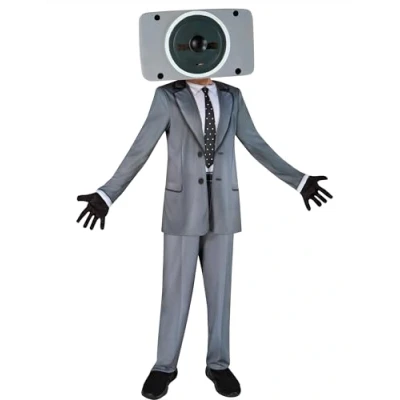 Image of Rubies Official Skibidi Speakerman Child Costume, Kids Fancy Dress, Size 11 13