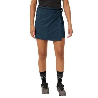 Image of VAUDE Women&#039;s Tremalzo Skirt Iv Shorts, Dark Sea, 42