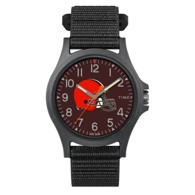 Image of Timex Men&#039;s NFL Pride 40mm Watch, Cleveland Browns, Modern
