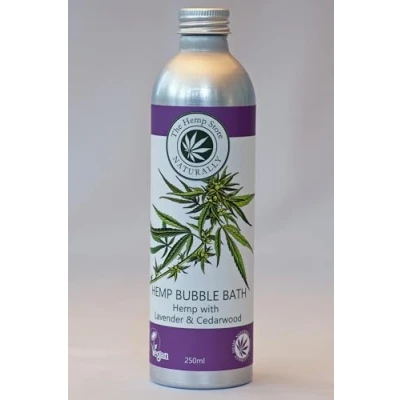 Image of Hemp Bubble Bath with Lavender &amp; Cedarwood 250ml