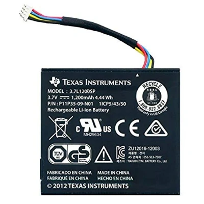 Image of Texas Instruments N2BT/BKT/A Battery with Cable for TI Nspire CX, CX CAS and 84 Plus C Silver Edition