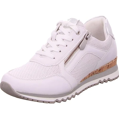 Image of Marco Tozzi Women&#039; 2 23782 20 Sneaker, White Comb, 6.5 UK