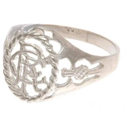 Image of Rangers F.C. Sterling Silver Ring Small Official Merchandise