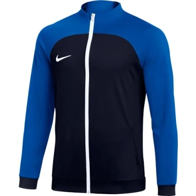 Image of NIKE DH9234 451 M NK DF ACDPR TRK JKT K Jacket Men&#039;s OBSIDIAN/ROYAL BLUE/WHITE Size