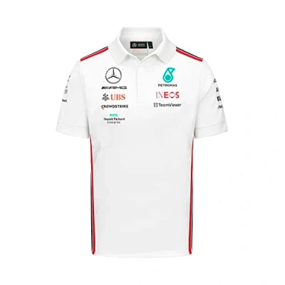 Image of Mercedes AMG Petronas Formula One Team 2023 Polo White Men Size: M