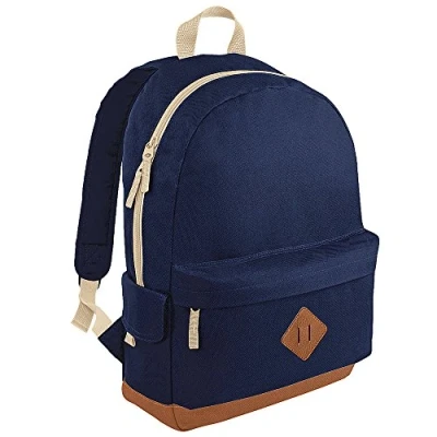 Image of BagBase Heritage Backpack French Navy One