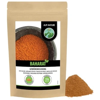 Image of Baharat spice mix (100g), spice, Arabian 100% natural, preparation, without artificial additives