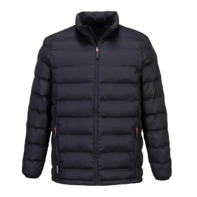 Image of Portwest S546 Men&#039;s KX3 Insulated Winter Jacket Water and Wind Resistant Ultrasonic Tunnel Black, Large