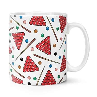 Image of Snooker Pattern 10oz Mug Cup