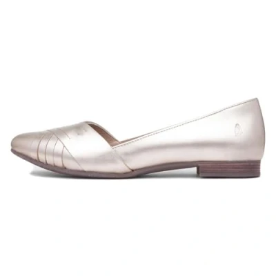 Image of Hush Puppies Women&#039;s Marley Ballerina Ballet Flat, Gold, 8 UK