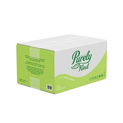Image of Blake &amp; White PK1010 Purely Kind Hand Towels V Fold 2ply FSC Certified Box of 4000